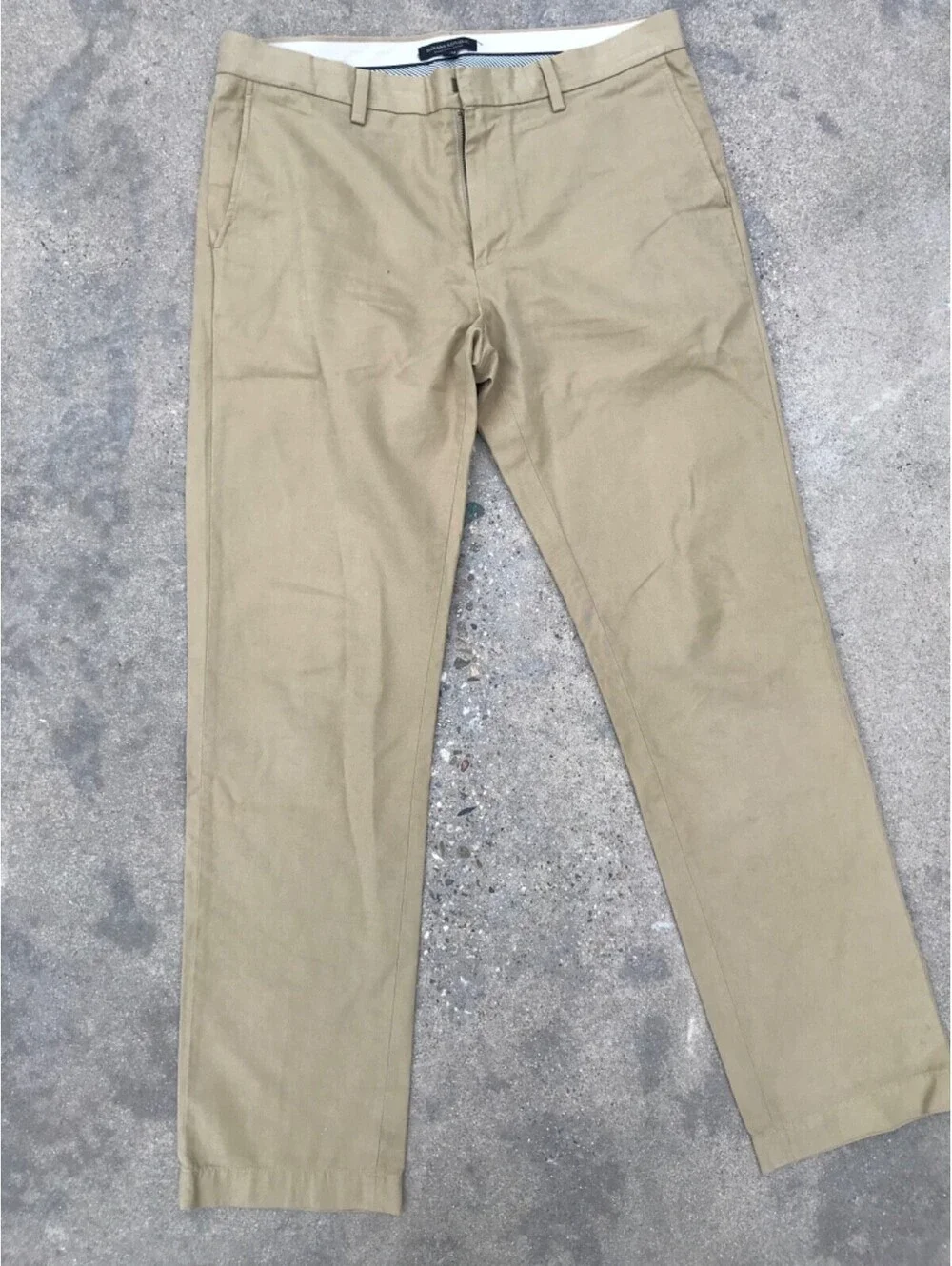 Bannana Republic Men’s Khaki Yellow Business Pants 33x34 Classic Fit